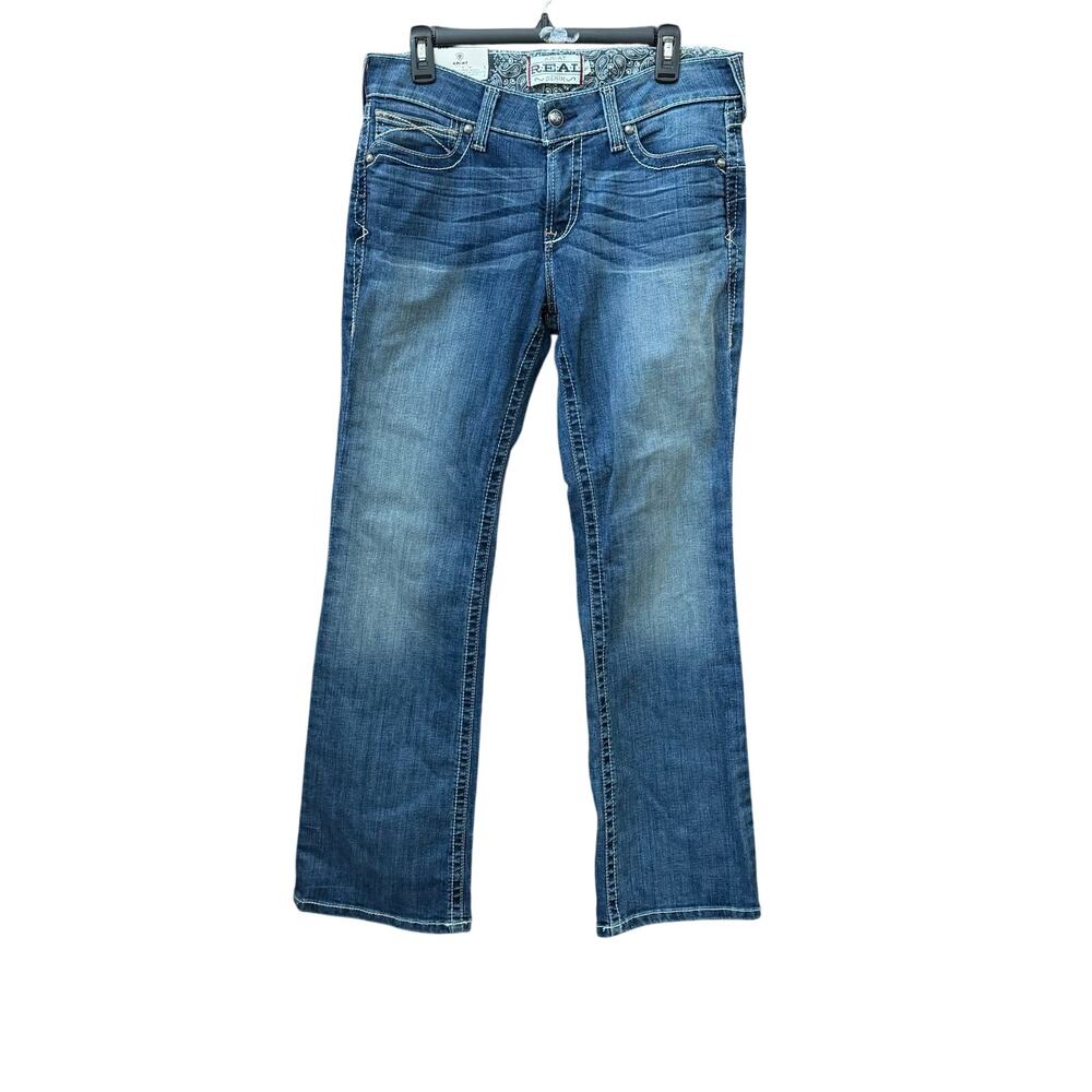 Ariat Womens Rainstorm Mid Rise Bootcut Jeans NEW Size 31 R 10016202 Stretch